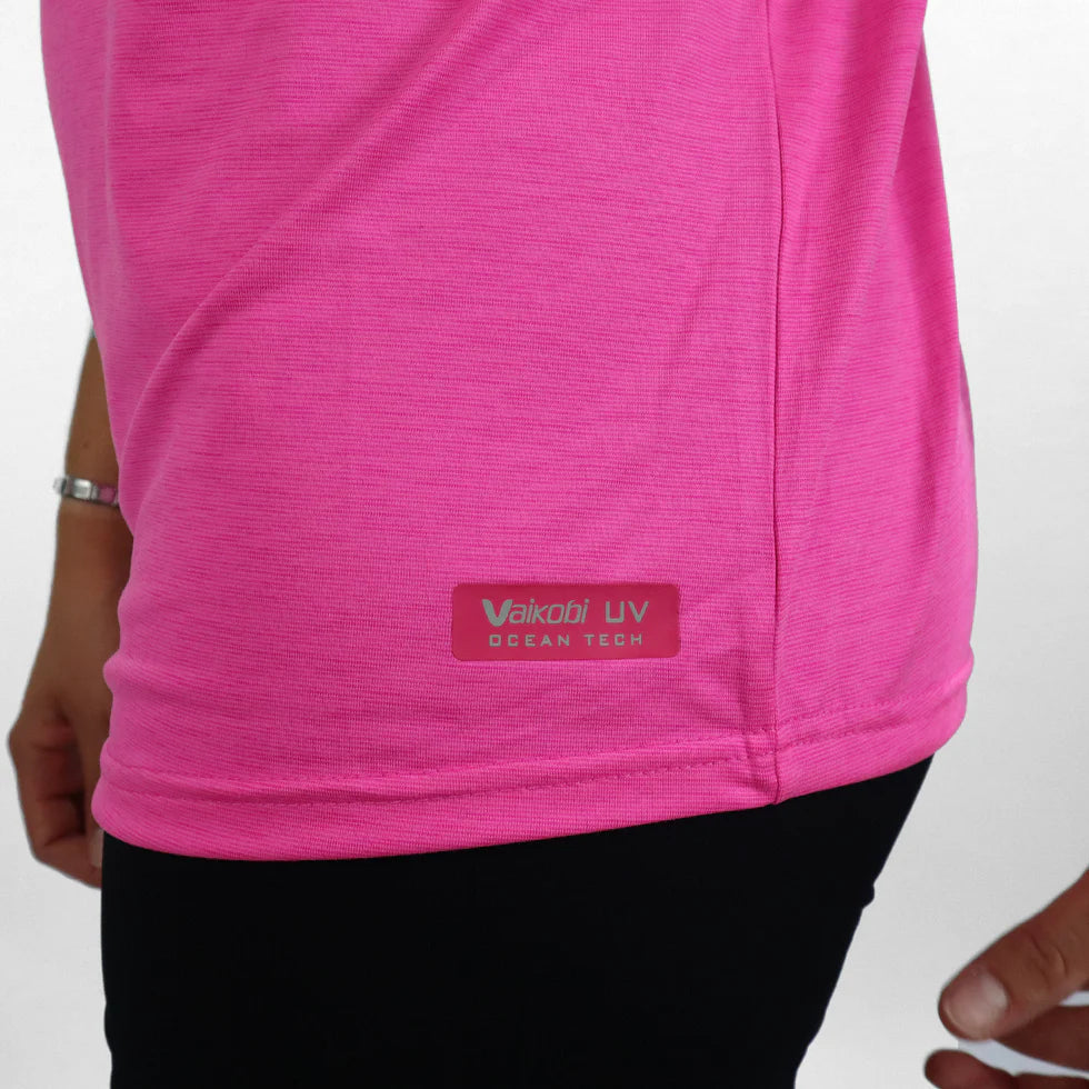 VAIKOBI WOMEN'S UV PERFORMANCE TECH TEE - PINK