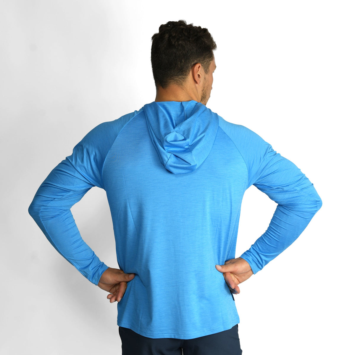 Vaikobi UV Performance Hooded Tech Top - Cyan
