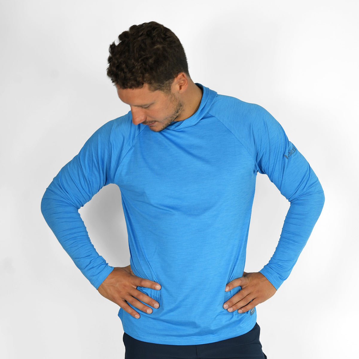 Vaikobi UV Performance Hooded Tech Top - Cyan
