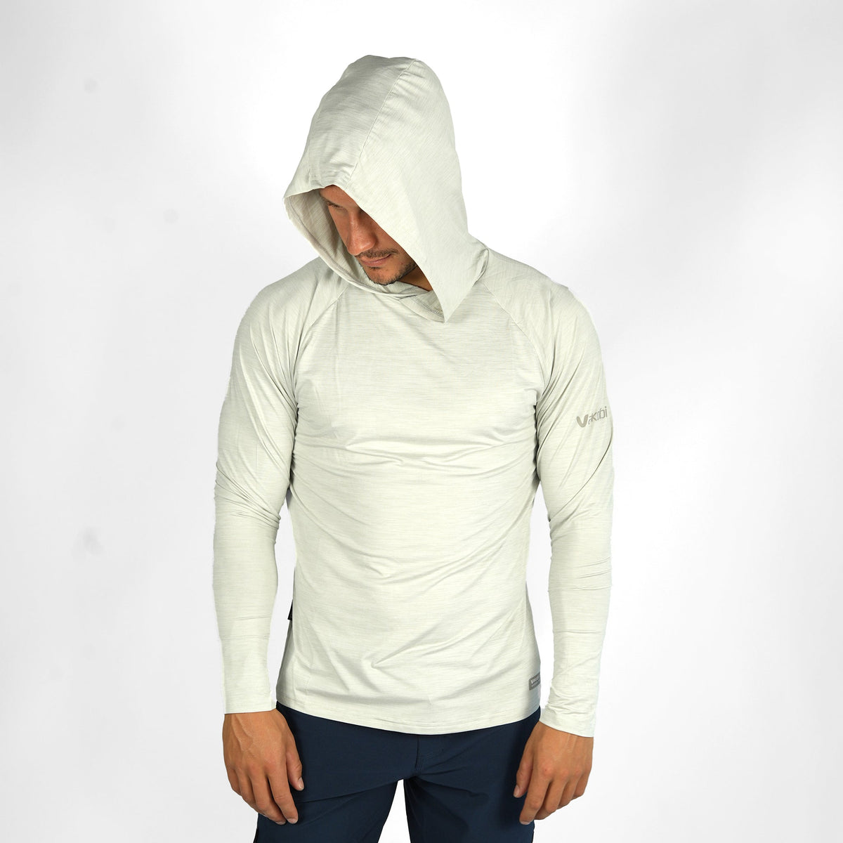 Vaikobi UV Performance Hooded Tech Top - Silver