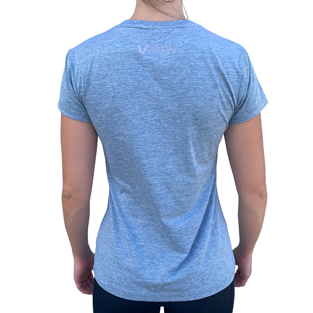 Vaikobi UV Short Sleeved Women's Tech Tee - Heather Blue