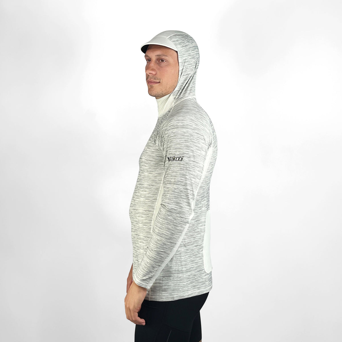 Vaikobi Hooded Long Sleeve Rash Top - Silver