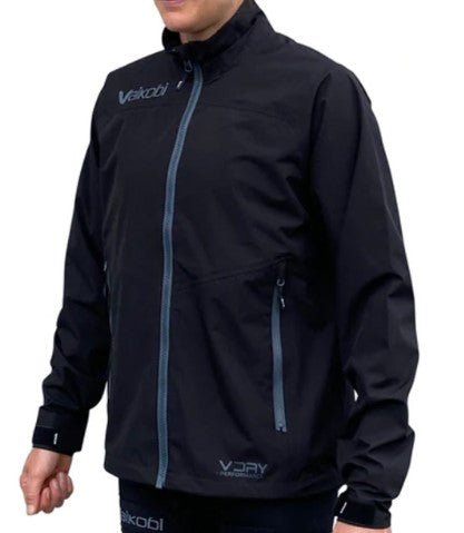 VAIKOBI VDRY PERFORMANCE ZIP JACKET - BLACK