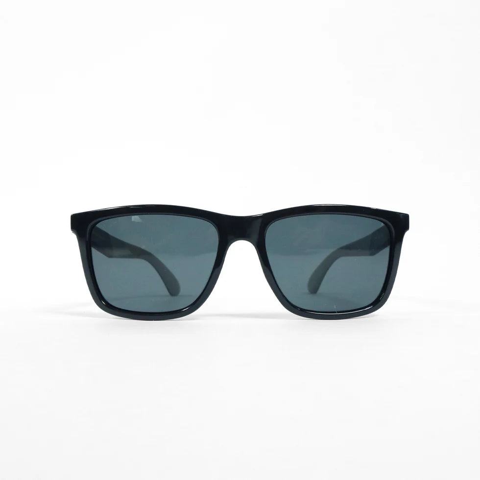 VAIKOBI VIENTO POLARIZED SUNGLASSES (BLACK/SMOKE)