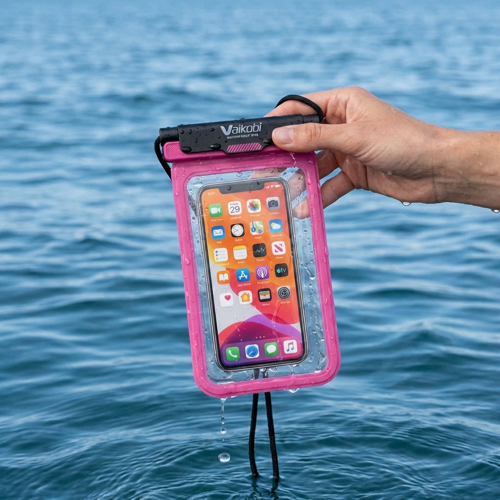 VAIKOBI WATERPROOF PHONE COVER - PINK