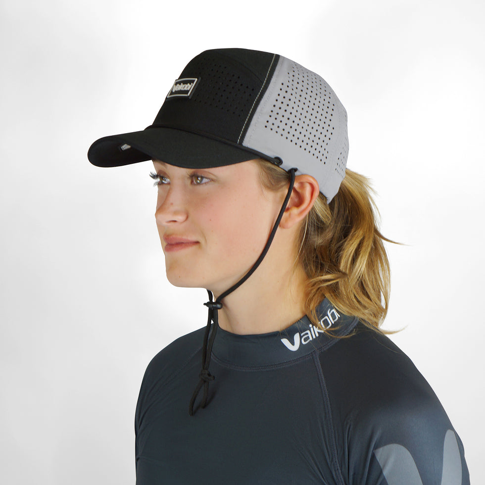 VAIKOBI SURF BUMP HAT - GREY/BLACK