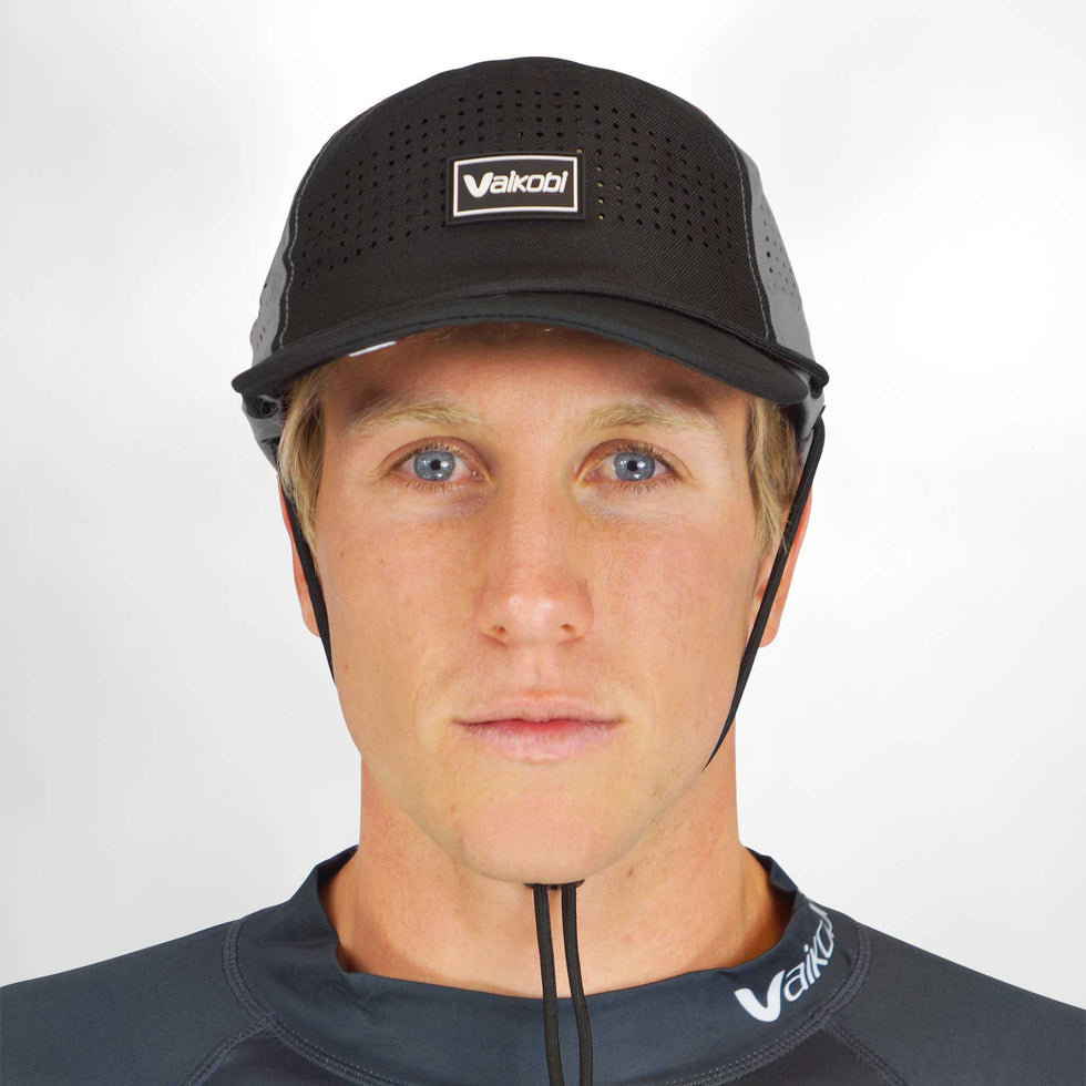 VAIKOBI SURF BUMP HAT - GREY/BLACK