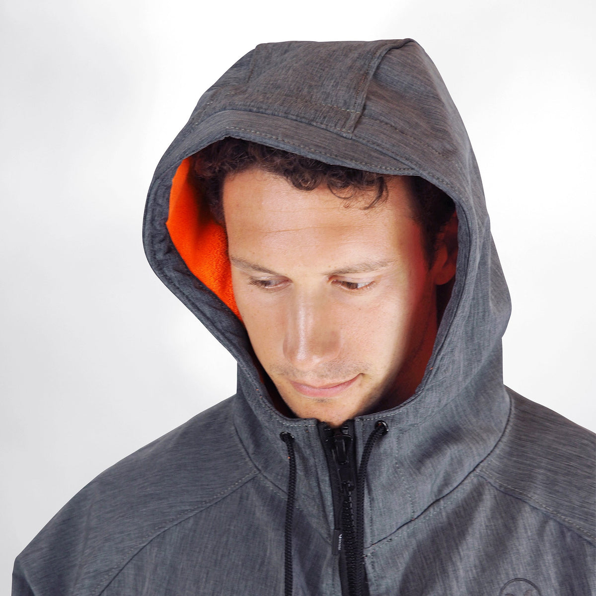 Vaikobi Beach Coat - Grey/Orange