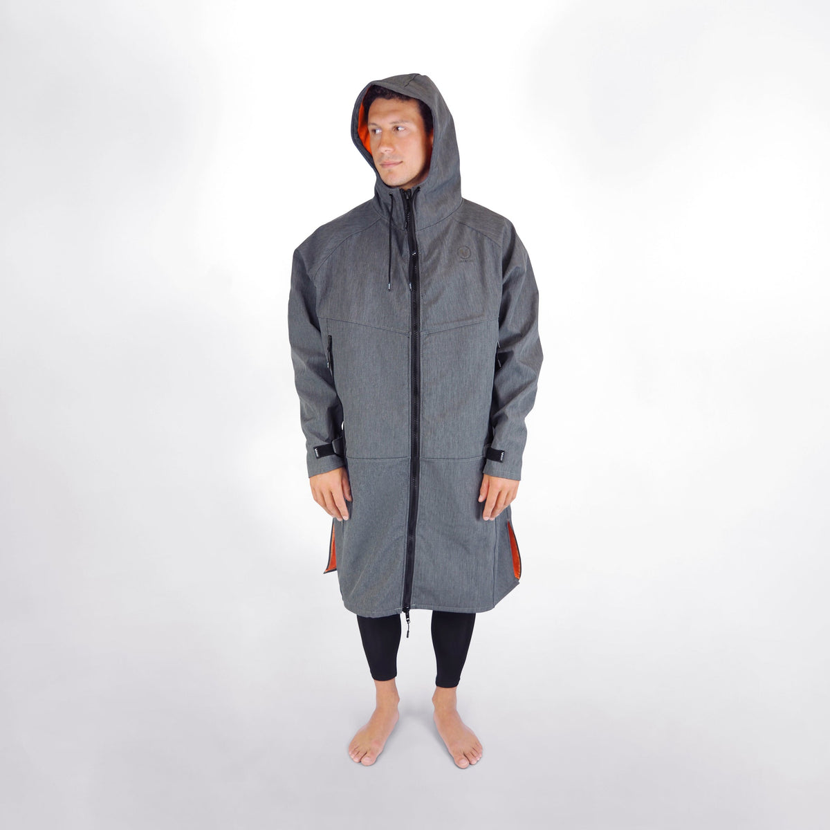Vaikobi Beach Coat - Grey/Orange