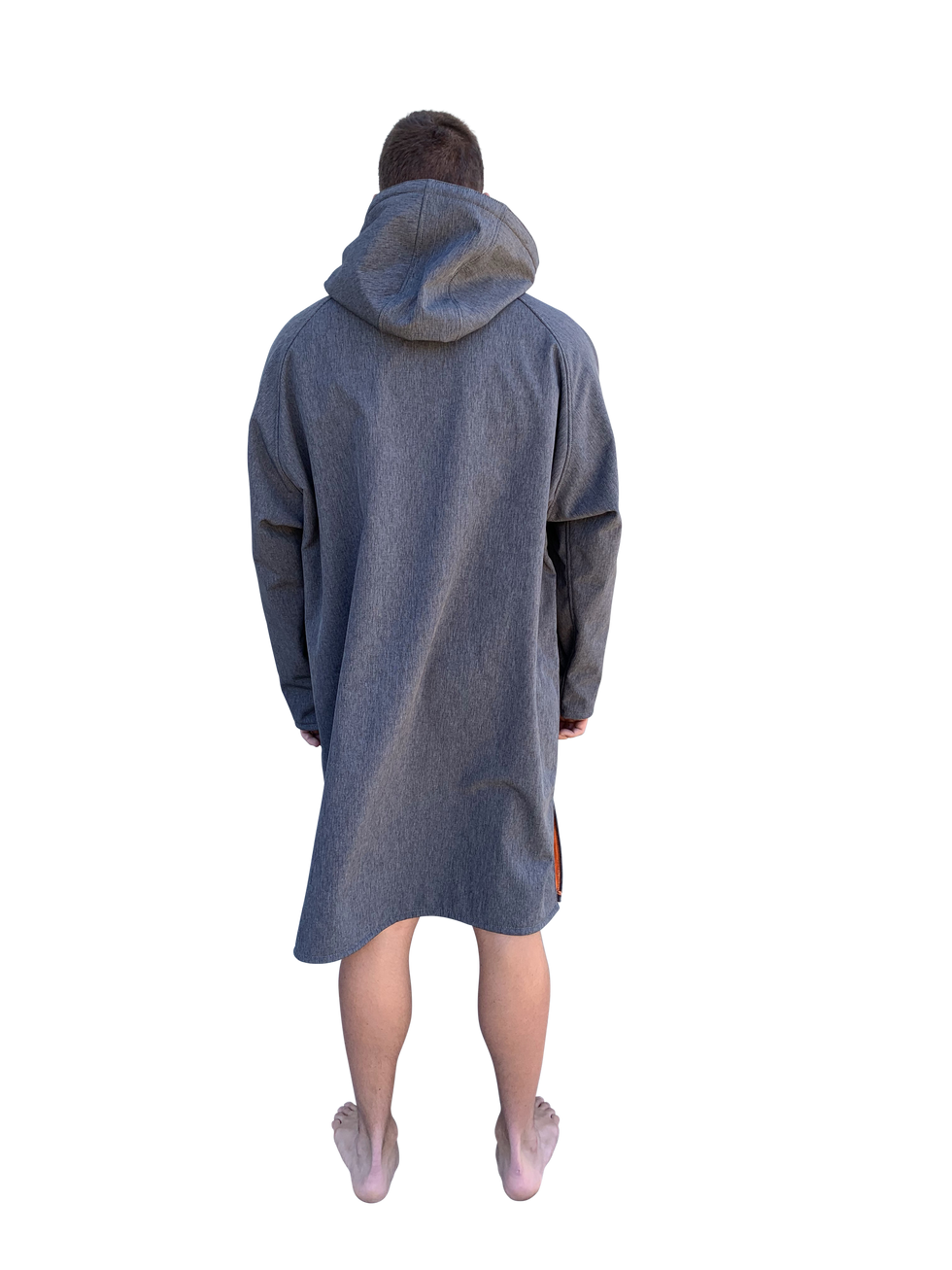 VAIKOBI BEACH COAT - GREY/ORANGE