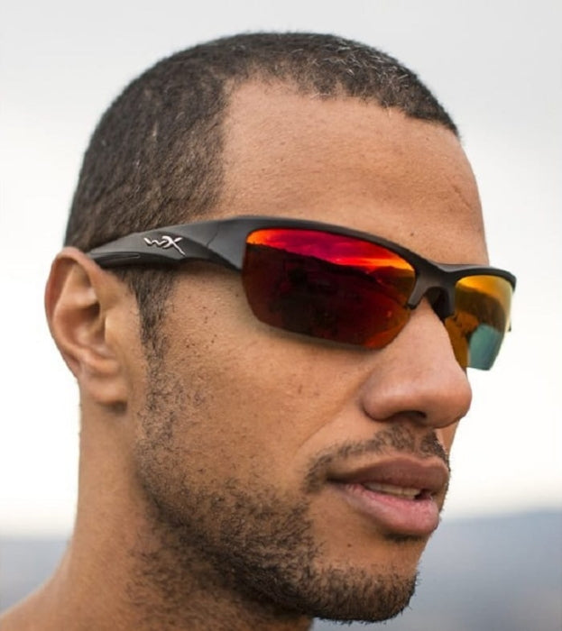WILEYX VALOR POLARISED CRIMSON MIRROR (SMOKE GREY)/MATTE BLACK