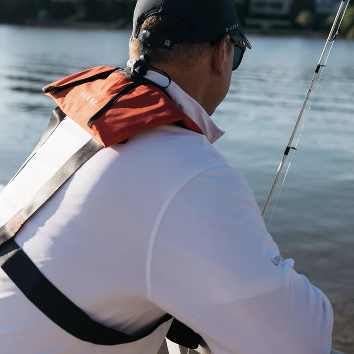 BURKE WHIP 150N MANUAL INFLATABLE LIFEJACKET WITH HARNESS