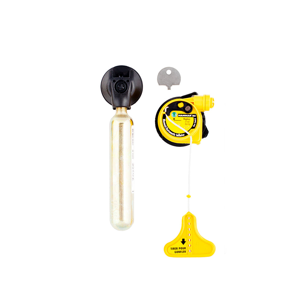 HAMMAR Re-Charge Kit 33g – MA1 hydrostatic inflator and CO2 cylinder