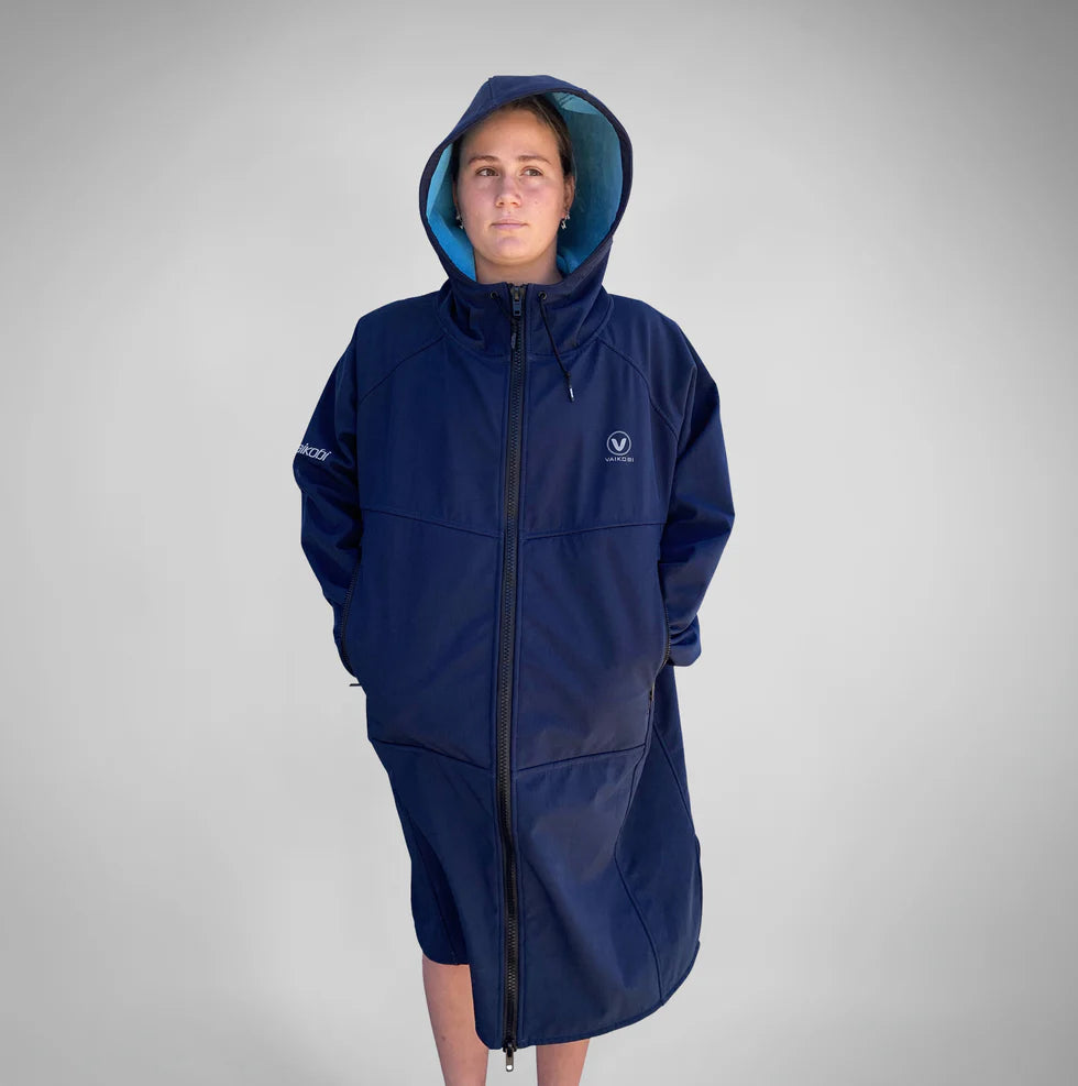 VAIKOBI BEACH COAT - NAVY