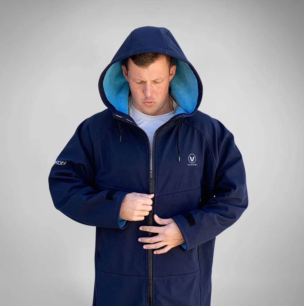 VAIKOBI BEACH COAT - NAVY