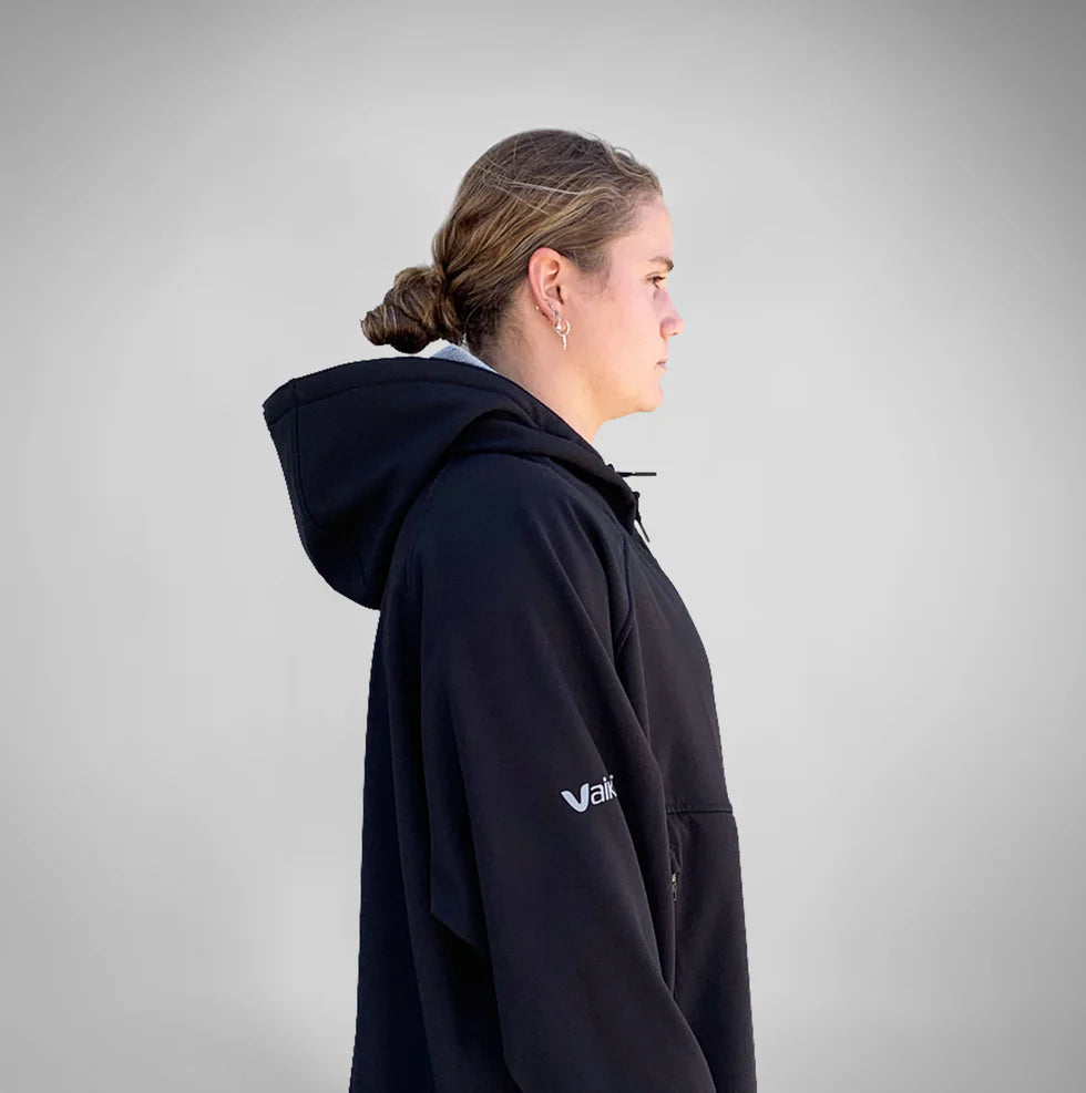 VAIKOBI BEACH COAT - BLACK