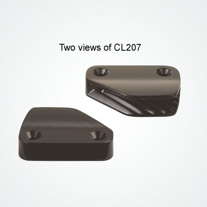 CLAMCLEAT LATERAL BLACK NYLON PORT 6mm - 10mm