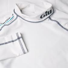 GILL Womens Pro Rash Vest - Long Sleeve White