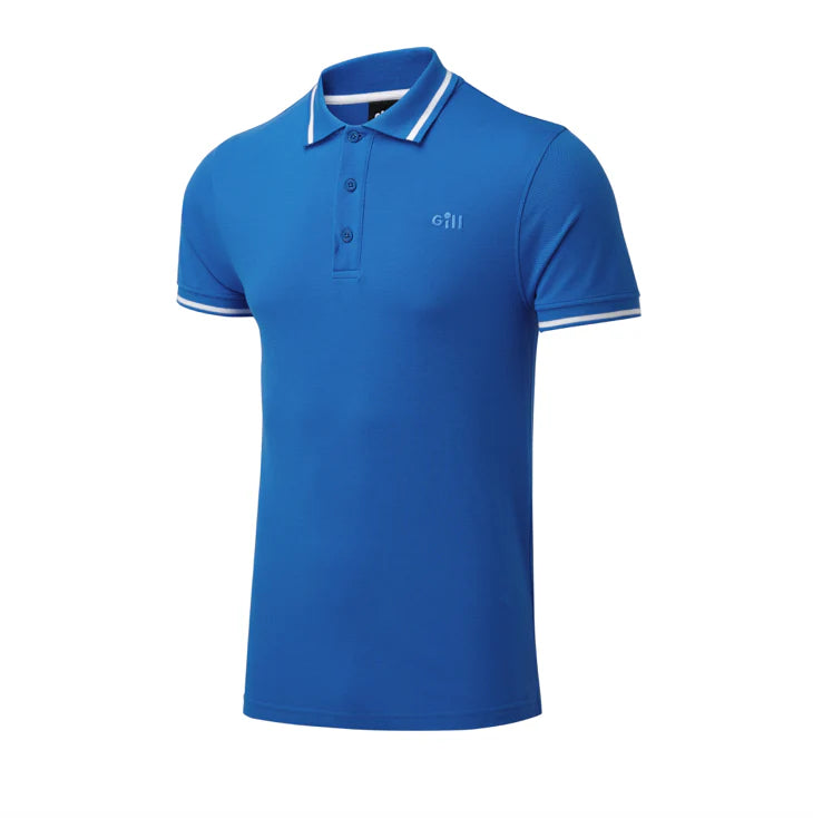 GILL MEN'S HELFORD POLO - BLUE - SIZE MEDIUM ONLY