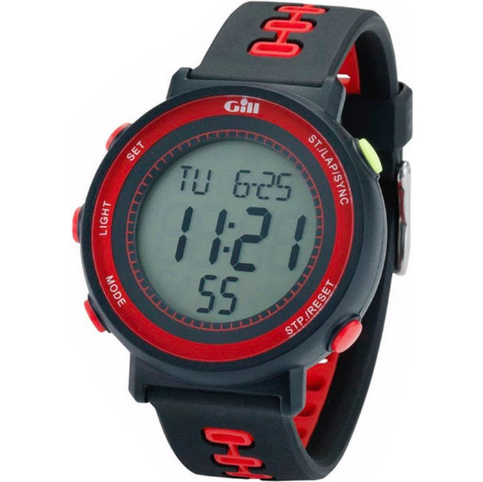 GILL RACE WATCH - BLK/RED