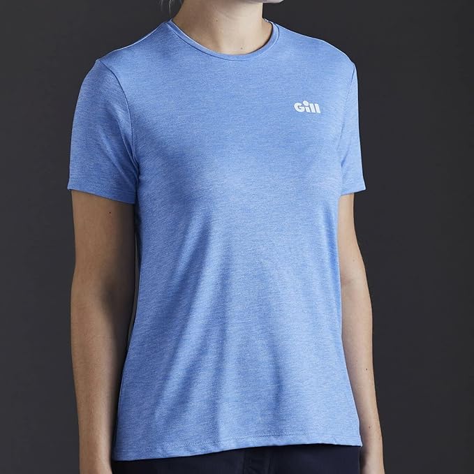 GILL WOMEN'S HOLCOMBE TEE - SKY BLUE - SIZE 10 ONLY