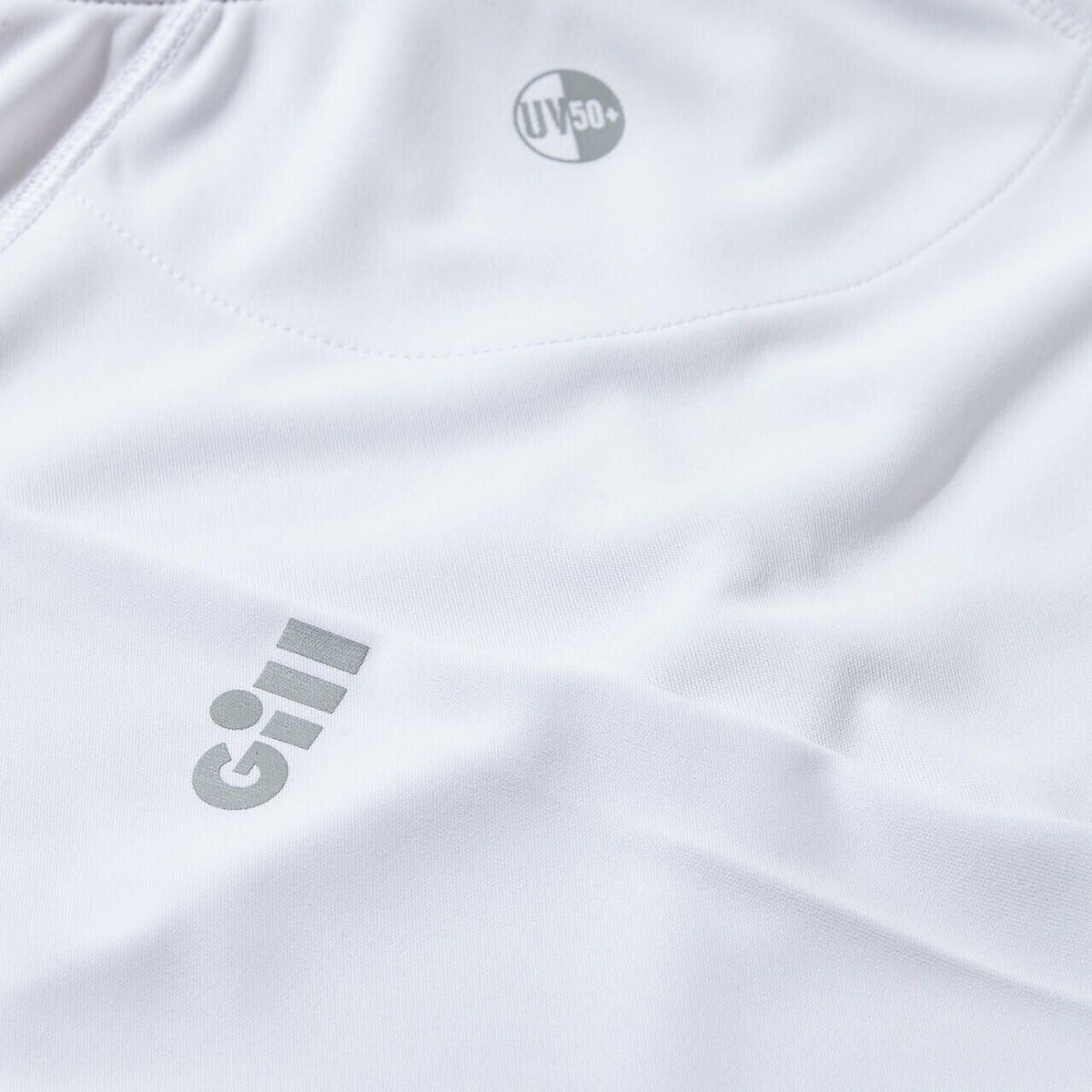 WOMEN'S UV TEC LONG SLEEVE ZIP TEE - SIZE 10 ( MEDIUM ) LAST ONE - WHITE