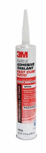 3M MARINE ADHESIVE SEALANT - FAST CURE - WHITE 296ML