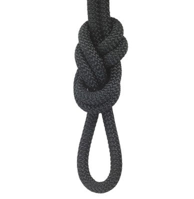 6MM BOWLINE BRAID - BLACK - 1019 KG BREAKING STRENGTH