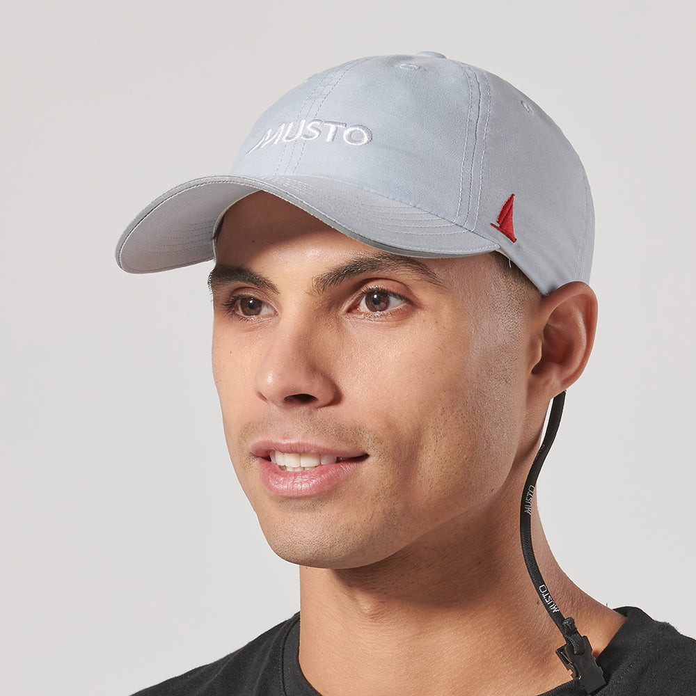 MUSTO ESSENTIAL FAST DRY CREW CAP - GOOD GREY