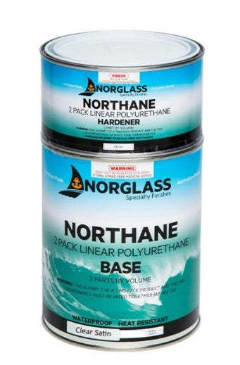 9709 NORTHANE CLEAR SATIN  2-Pack POLYURETHANE COATING - 4 LITRES