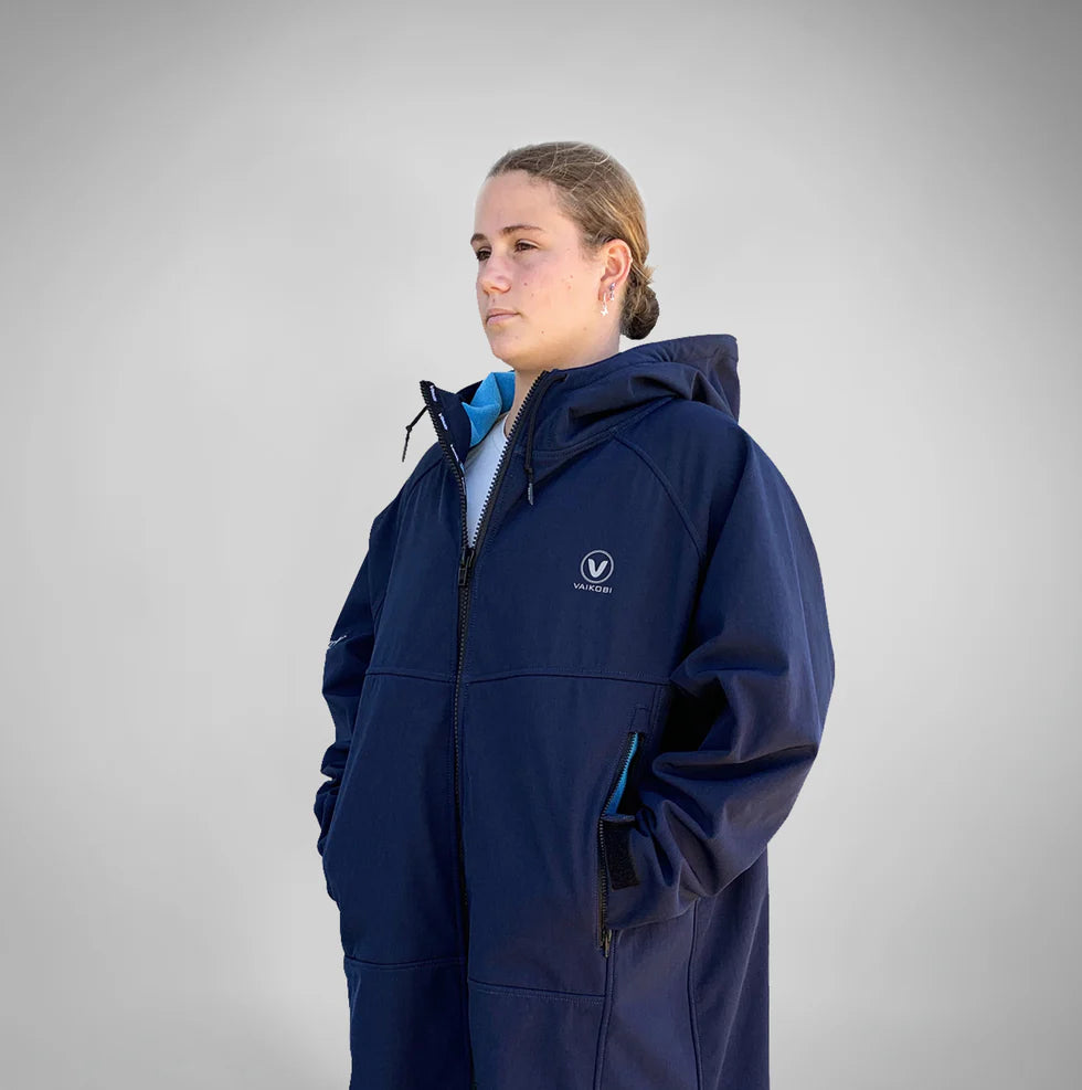 VAIKOBI BEACH COAT - NAVY