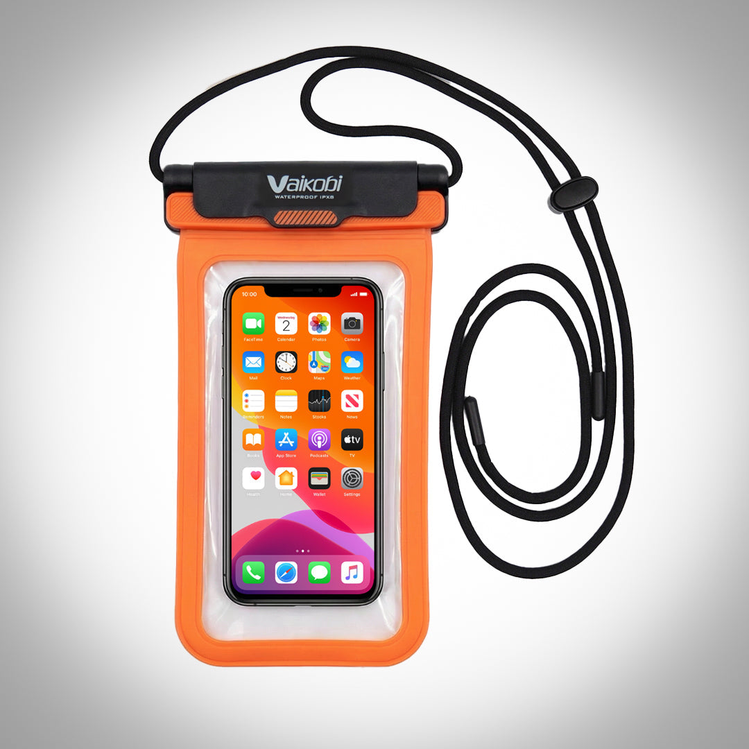 Vaikobi Waterproof Phone Cover - Orange