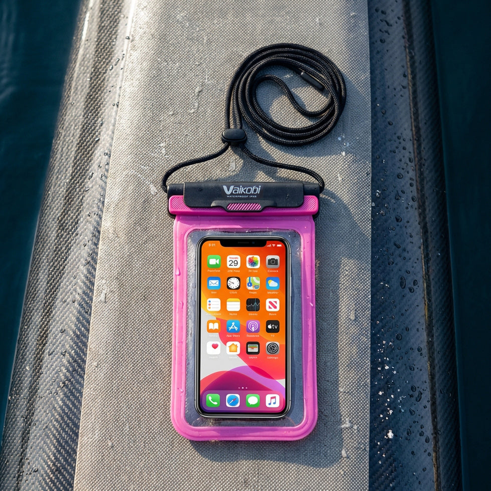VAIKOBI WATERPROOF PHONE COVER - PINK