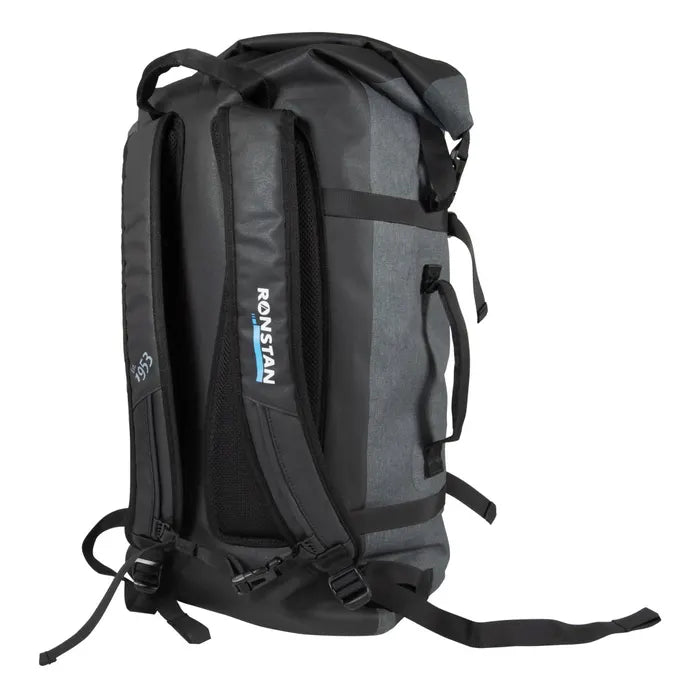 RONSTAN DRY ROLL-TOP 55L BACKPACK - BLACK & GREY