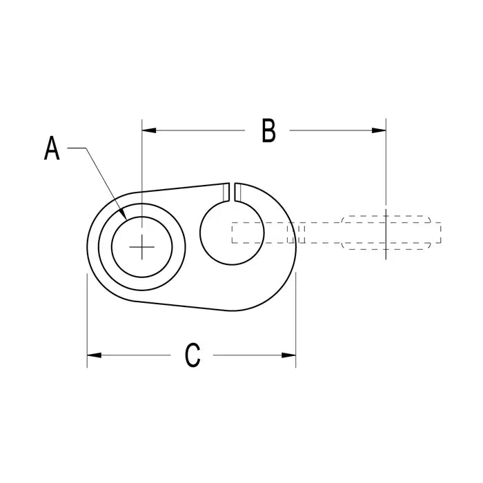 Ronstan Sister Clip 36.5mm x 22mm x 4.2mm