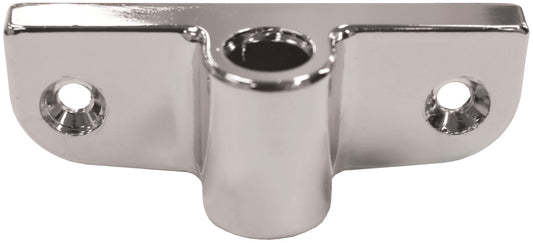 Chrome Rowlock Plates Side Mount Plates - 7/16"