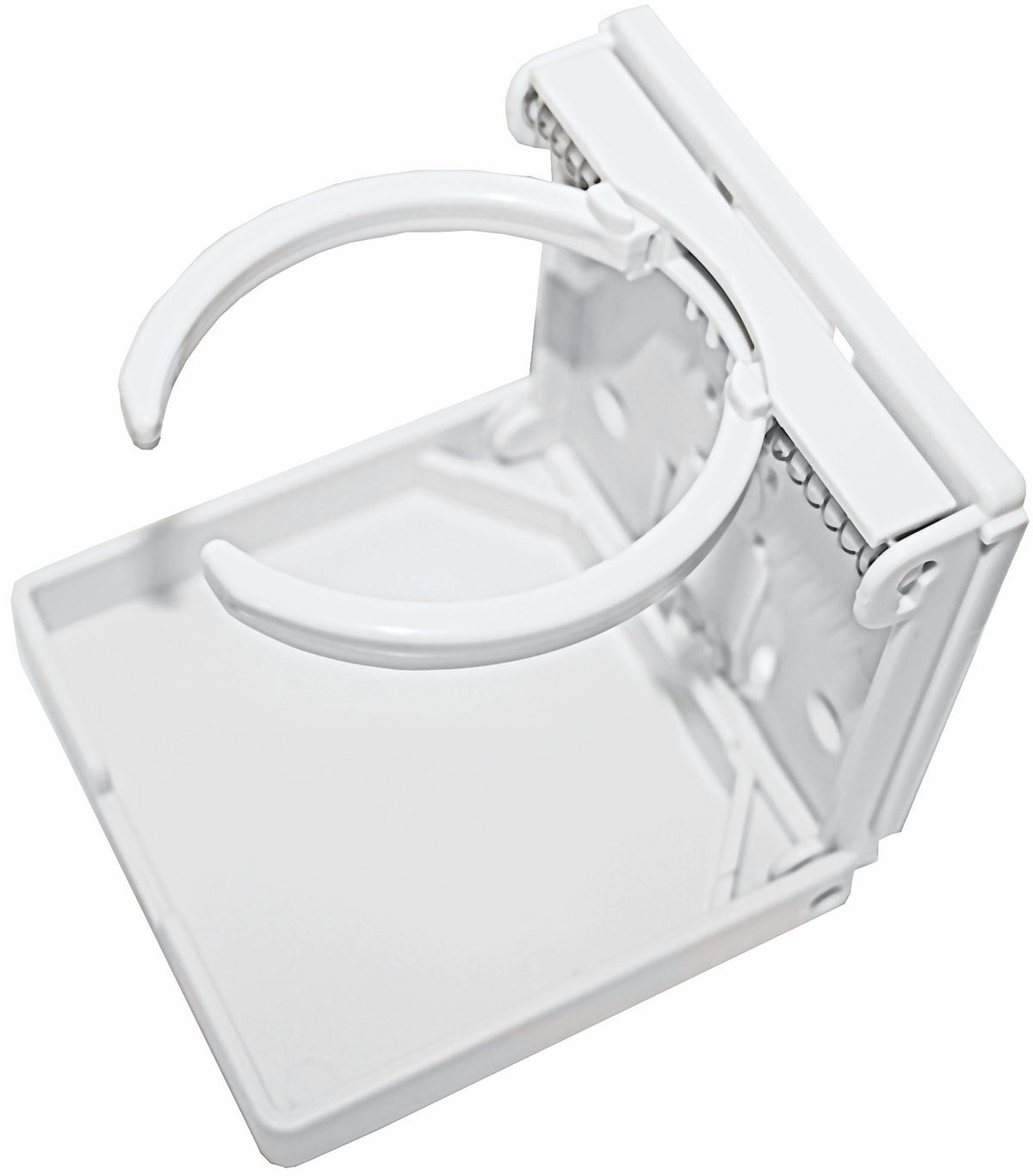 Plastic Folding Drink Holder - White