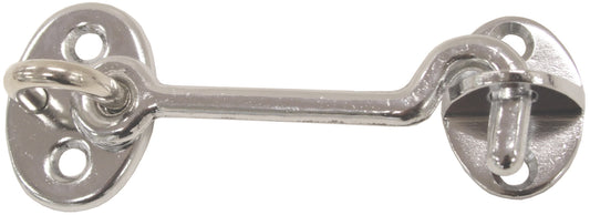 Cabin Hook - Chrome Plate Brass - 75mm