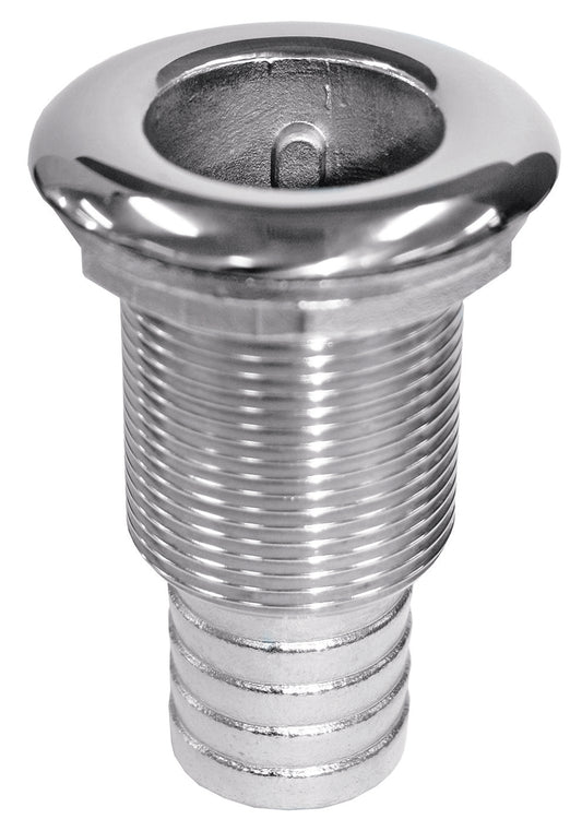 Skin Fittings - 316 Stainless (Barbed Hose Tail End) 12mm
