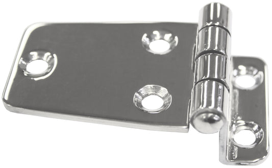 Stainless Steel Offset Hinge - Stamped Half Wide (Pair) 66X10mm