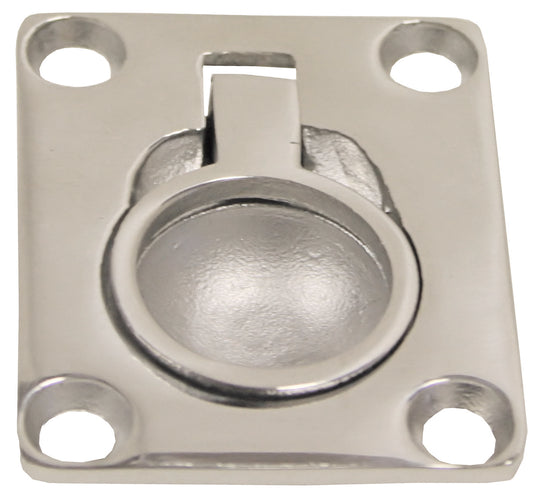 Flush Pull Ring - Rectangular Stainless 48X38