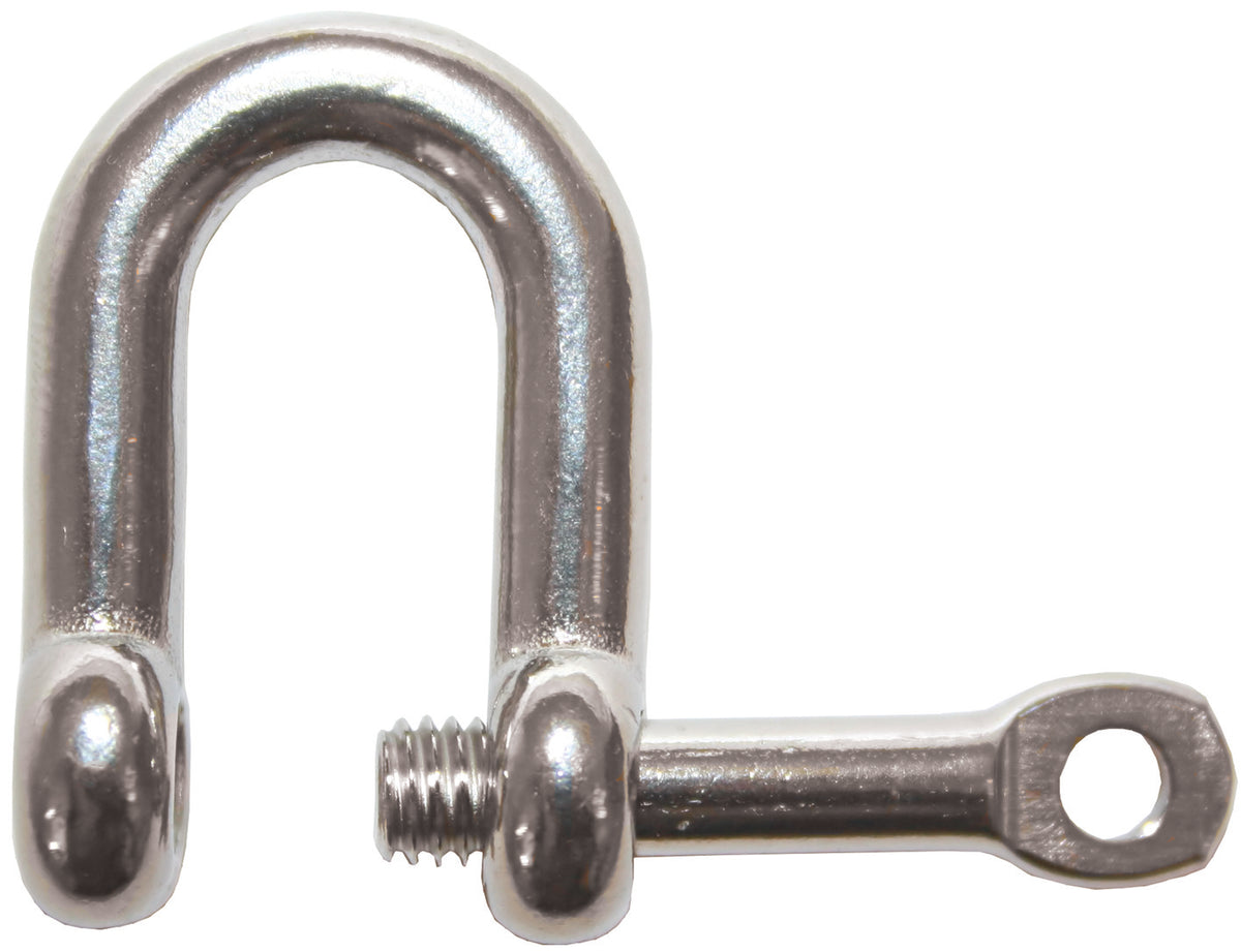 Captive Dee Shackle - 316 Stainless - 8mm