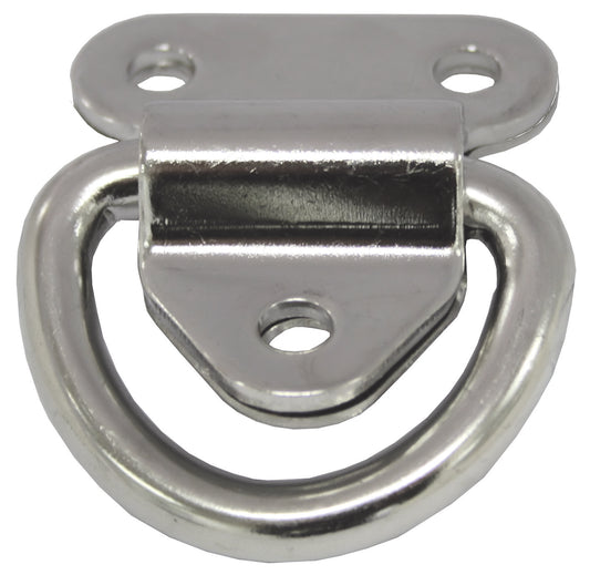 Folding Eye Plate - Stainless Steel 8mm