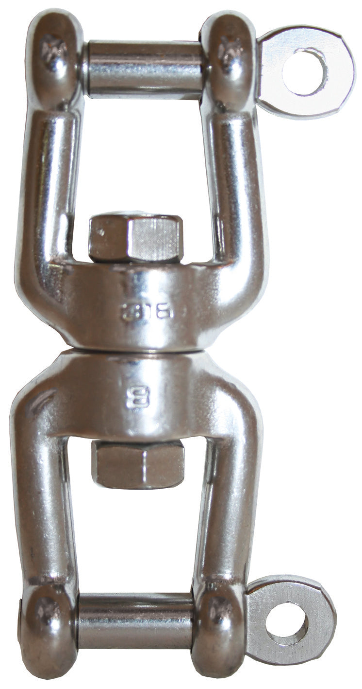 10 Mm Jaw & Jaw Swivel - 316 Stainless