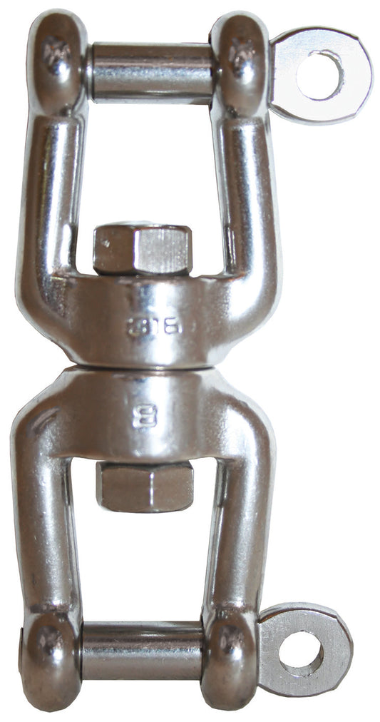 10 Mm Jaw & Jaw Swivel - 316 Stainless