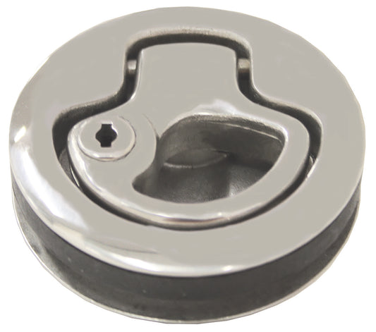 Stainless Steel Flush Latch - Key Locking