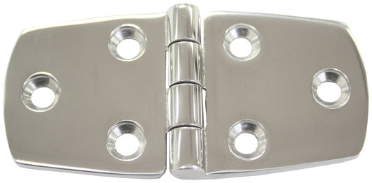 Low Profile 316 Stainless Steel Hinge - 76mm X 38mm