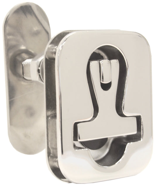 Stainless Steel Hatch Latch - Rectangular with Concealed Fastening 77 X 63mm
