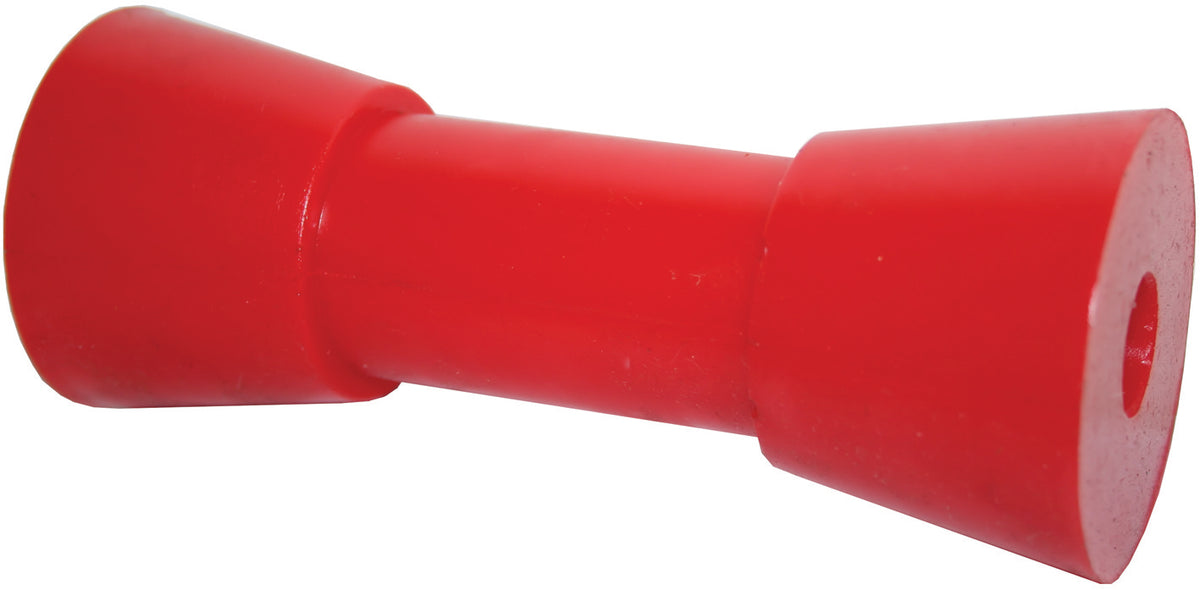 Trailer Roller Poly Red Sydney Keel - 150mm