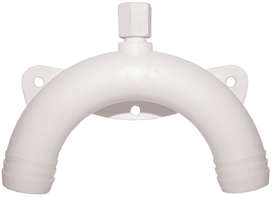 White Vented Loop 25mm